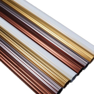 European Style 24mm 28mm Gold Copper Pipe Curtain Rod